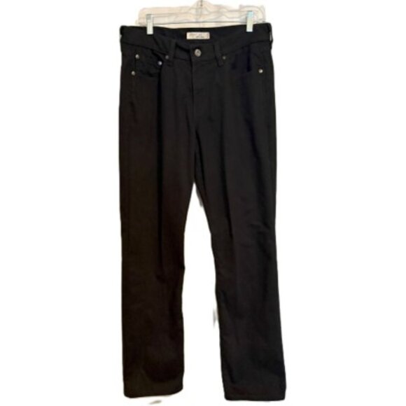 Levi's Black 505 Straight Leg Mid Rise Jeans Sz 10 - Picture 3 of 6